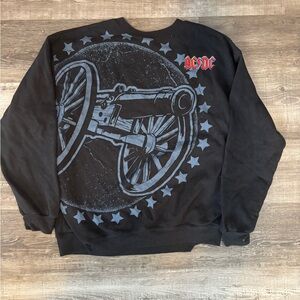 AC/DC Black Graphic unisex Sweater